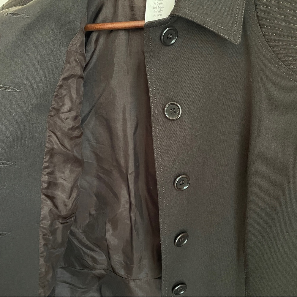 Vertigo Paris Blazer Structured Fitted Button Dow… - image 11